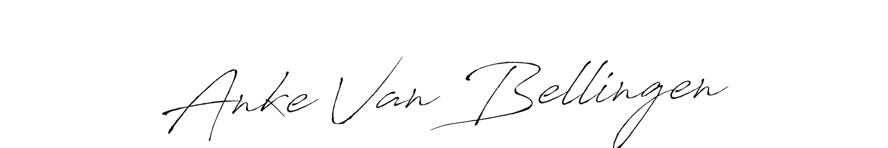 Antro_Vectra is a professional signature style that is perfect for those who want to add a touch of class to their signature. It is also a great choice for those who want to make their signature more unique. Get Anke Van Bellingen name to fancy signature for free. Anke Van Bellingen signature style 6 images and pictures png