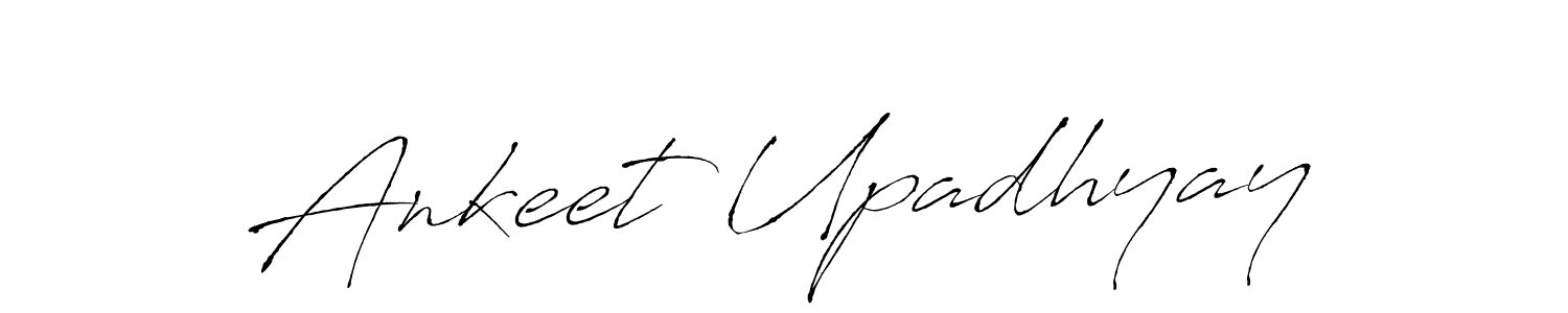 Create a beautiful signature design for name Ankeet Upadhyay. With this signature (Antro_Vectra) fonts, you can make a handwritten signature for free. Ankeet Upadhyay signature style 6 images and pictures png