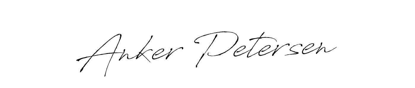 Design your own signature with our free online signature maker. With this signature software, you can create a handwritten (Antro_Vectra) signature for name Anker Petersen. Anker Petersen signature style 6 images and pictures png