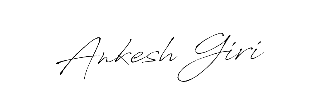 Make a beautiful signature design for name Ankesh Giri. With this signature (Antro_Vectra) style, you can create a handwritten signature for free. Ankesh Giri signature style 6 images and pictures png