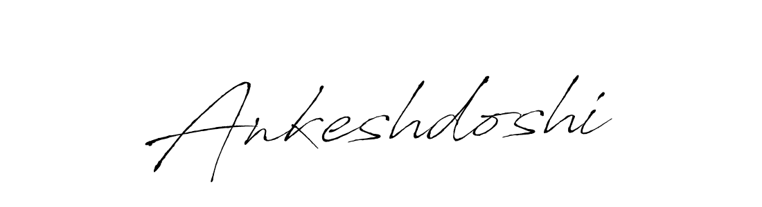 Make a beautiful signature design for name Ankeshdoshi. With this signature (Antro_Vectra) style, you can create a handwritten signature for free. Ankeshdoshi signature style 6 images and pictures png