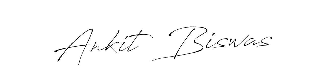 How to make Ankit  Biswas name signature. Use Antro_Vectra style for creating short signs online. This is the latest handwritten sign. Ankit  Biswas signature style 6 images and pictures png