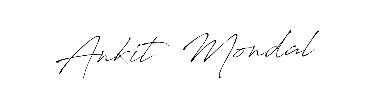 Create a beautiful signature design for name Ankit  Mondal. With this signature (Antro_Vectra) fonts, you can make a handwritten signature for free. Ankit  Mondal signature style 6 images and pictures png