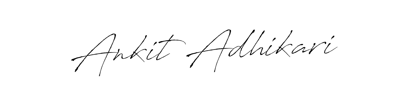 The best way (Antro_Vectra) to make a short signature is to pick only two or three words in your name. The name Ankit Adhikari include a total of six letters. For converting this name. Ankit Adhikari signature style 6 images and pictures png