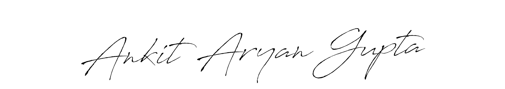 Create a beautiful signature design for name Ankit Aryan Gupta. With this signature (Antro_Vectra) fonts, you can make a handwritten signature for free. Ankit Aryan Gupta signature style 6 images and pictures png
