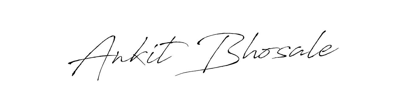Use a signature maker to create a handwritten signature online. With this signature software, you can design (Antro_Vectra) your own signature for name Ankit Bhosale. Ankit Bhosale signature style 6 images and pictures png