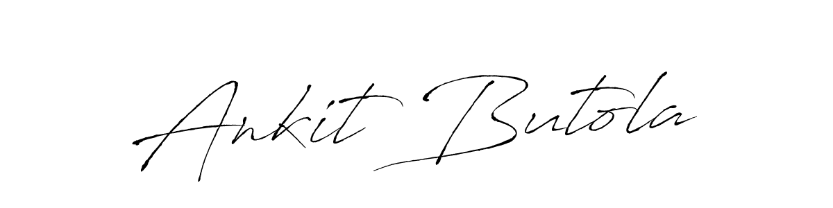 How to make Ankit Butola signature? Antro_Vectra is a professional autograph style. Create handwritten signature for Ankit Butola name. Ankit Butola signature style 6 images and pictures png