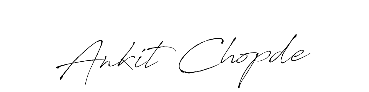 Antro_Vectra is a professional signature style that is perfect for those who want to add a touch of class to their signature. It is also a great choice for those who want to make their signature more unique. Get Ankit Chopde name to fancy signature for free. Ankit Chopde signature style 6 images and pictures png