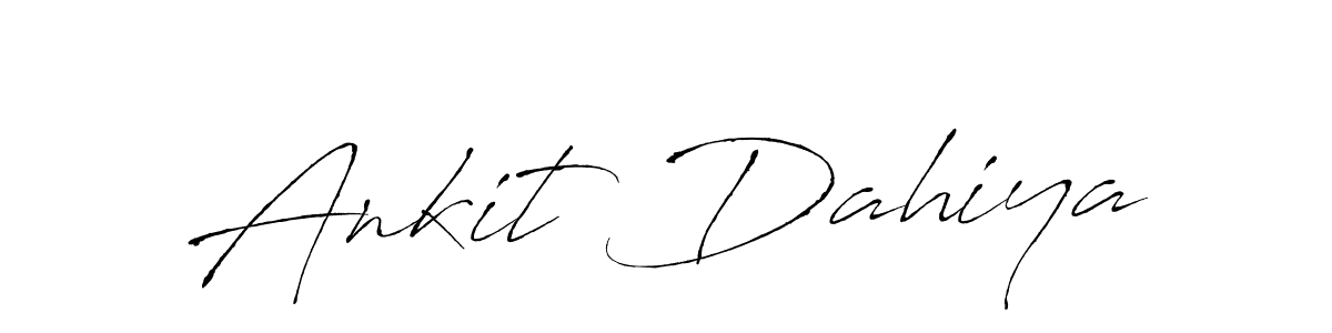 How to make Ankit Dahiya name signature. Use Antro_Vectra style for creating short signs online. This is the latest handwritten sign. Ankit Dahiya signature style 6 images and pictures png