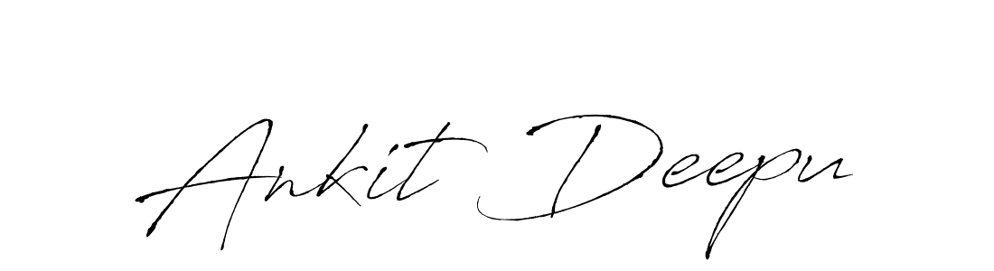 if you are searching for the best signature style for your name Ankit Deepu. so please give up your signature search. here we have designed multiple signature styles  using Antro_Vectra. Ankit Deepu signature style 6 images and pictures png