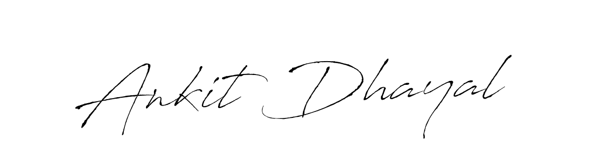 Create a beautiful signature design for name Ankit Dhayal. With this signature (Antro_Vectra) fonts, you can make a handwritten signature for free. Ankit Dhayal signature style 6 images and pictures png