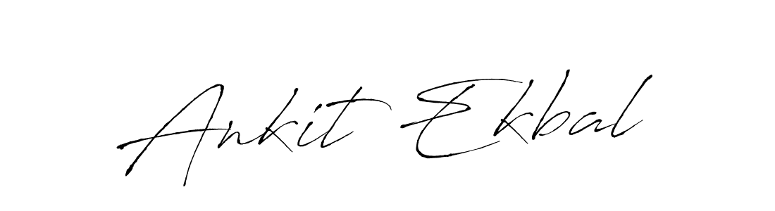Ankit Ekbal stylish signature style. Best Handwritten Sign (Antro_Vectra) for my name. Handwritten Signature Collection Ideas for my name Ankit Ekbal. Ankit Ekbal signature style 6 images and pictures png