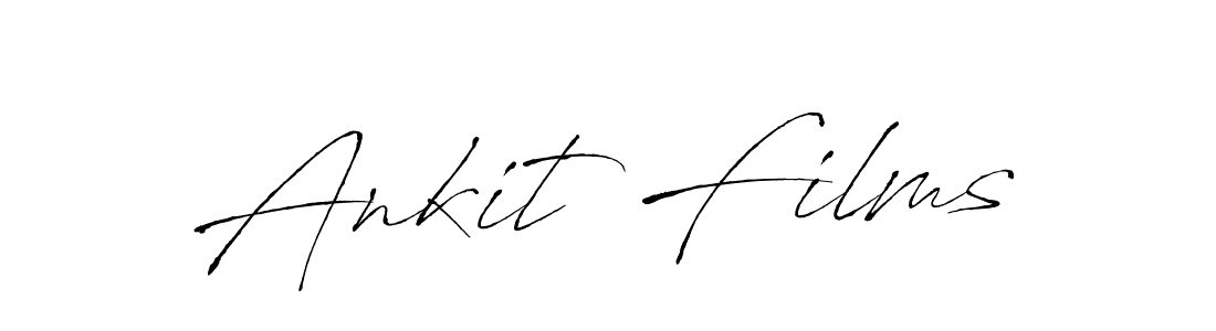 How to make Ankit Films signature? Antro_Vectra is a professional autograph style. Create handwritten signature for Ankit Films name. Ankit Films signature style 6 images and pictures png