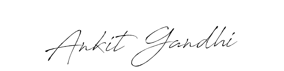 Create a beautiful signature design for name Ankit Gandhi. With this signature (Antro_Vectra) fonts, you can make a handwritten signature for free. Ankit Gandhi signature style 6 images and pictures png