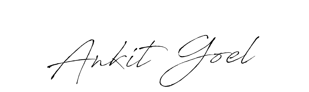 Design your own signature with our free online signature maker. With this signature software, you can create a handwritten (Antro_Vectra) signature for name Ankit Goel. Ankit Goel signature style 6 images and pictures png