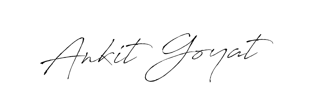 Ankit Goyat stylish signature style. Best Handwritten Sign (Antro_Vectra) for my name. Handwritten Signature Collection Ideas for my name Ankit Goyat. Ankit Goyat signature style 6 images and pictures png