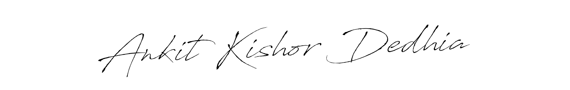 You should practise on your own different ways (Antro_Vectra) to write your name (Ankit Kishor Dedhia) in signature. don't let someone else do it for you. Ankit Kishor Dedhia signature style 6 images and pictures png