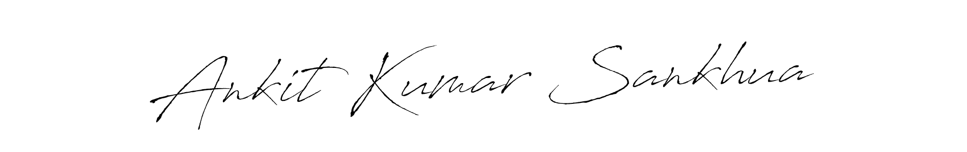 You should practise on your own different ways (Antro_Vectra) to write your name (Ankit Kumar Sankhua) in signature. don't let someone else do it for you. Ankit Kumar Sankhua signature style 6 images and pictures png
