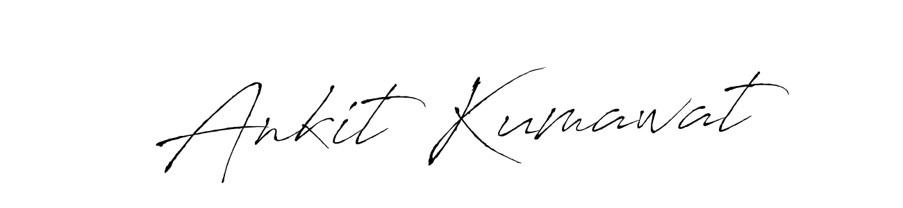 Ankit Kumawat stylish signature style. Best Handwritten Sign (Antro_Vectra) for my name. Handwritten Signature Collection Ideas for my name Ankit Kumawat. Ankit Kumawat signature style 6 images and pictures png
