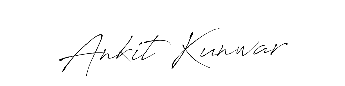 Design your own signature with our free online signature maker. With this signature software, you can create a handwritten (Antro_Vectra) signature for name Ankit Kunwar. Ankit Kunwar signature style 6 images and pictures png