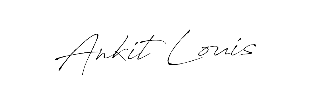 Design your own signature with our free online signature maker. With this signature software, you can create a handwritten (Antro_Vectra) signature for name Ankit Louis. Ankit Louis signature style 6 images and pictures png