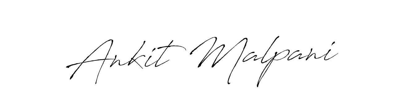 Create a beautiful signature design for name Ankit Malpani. With this signature (Antro_Vectra) fonts, you can make a handwritten signature for free. Ankit Malpani signature style 6 images and pictures png