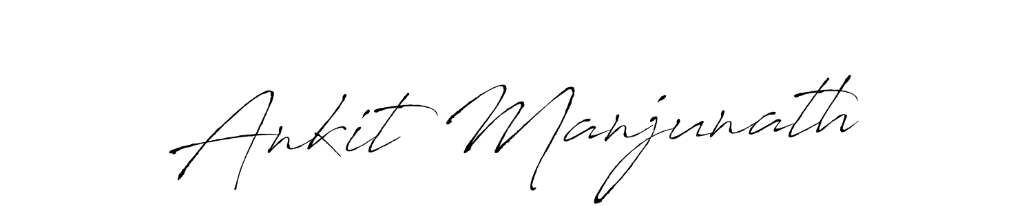 Make a beautiful signature design for name Ankit Manjunath. With this signature (Antro_Vectra) style, you can create a handwritten signature for free. Ankit Manjunath signature style 6 images and pictures png