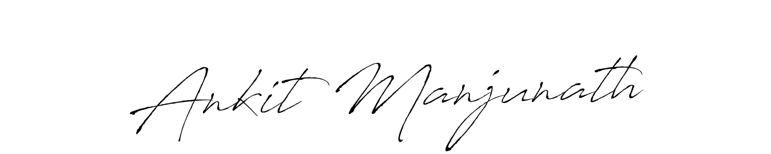 Make a beautiful signature design for name Ankit Manjunath. With this signature (Antro_Vectra) style, you can create a handwritten signature for free. Ankit Manjunath signature style 6 images and pictures png