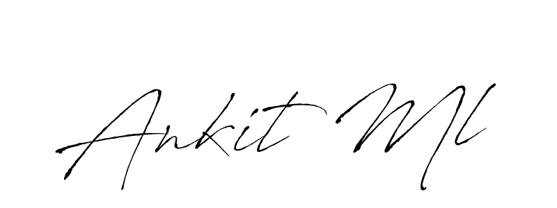 Create a beautiful signature design for name Ankit Ml. With this signature (Antro_Vectra) fonts, you can make a handwritten signature for free. Ankit Ml signature style 6 images and pictures png
