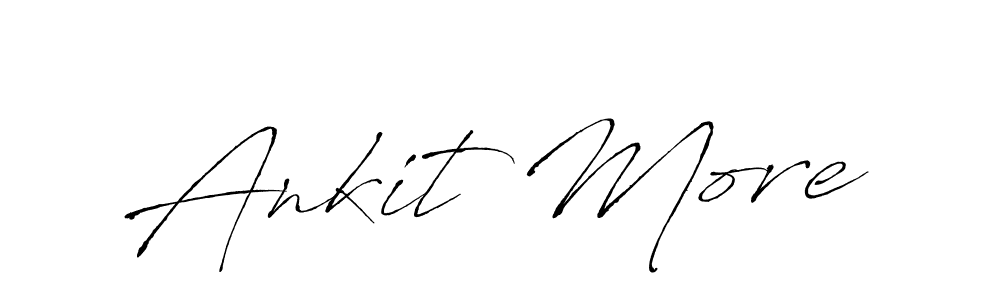 Ankit More stylish signature style. Best Handwritten Sign (Antro_Vectra) for my name. Handwritten Signature Collection Ideas for my name Ankit More. Ankit More signature style 6 images and pictures png