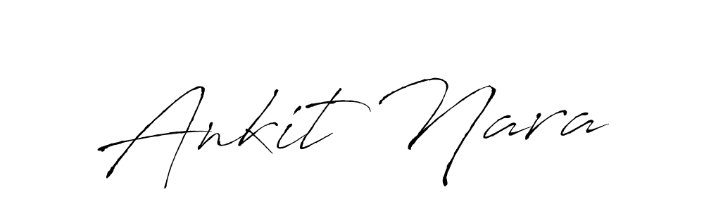 Make a beautiful signature design for name Ankit Nara. With this signature (Antro_Vectra) style, you can create a handwritten signature for free. Ankit Nara signature style 6 images and pictures png