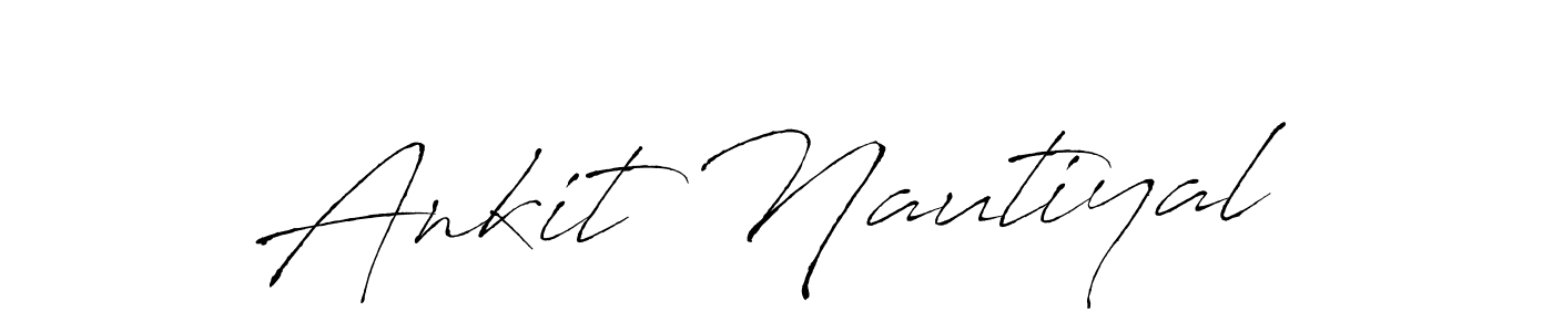 The best way (Antro_Vectra) to make a short signature is to pick only two or three words in your name. The name Ankit Nautiyal include a total of six letters. For converting this name. Ankit Nautiyal signature style 6 images and pictures png