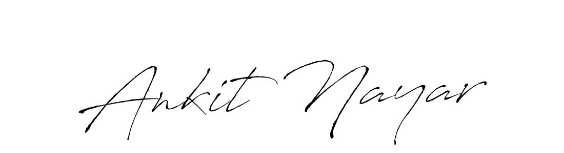 The best way (Antro_Vectra) to make a short signature is to pick only two or three words in your name. The name Ankit Nayar include a total of six letters. For converting this name. Ankit Nayar signature style 6 images and pictures png