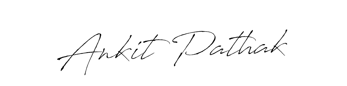 Create a beautiful signature design for name Ankit Pathak. With this signature (Antro_Vectra) fonts, you can make a handwritten signature for free. Ankit Pathak signature style 6 images and pictures png