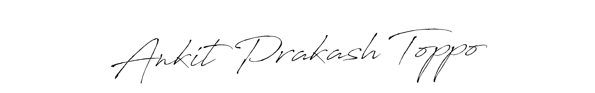 How to make Ankit Prakash Toppo signature? Antro_Vectra is a professional autograph style. Create handwritten signature for Ankit Prakash Toppo name. Ankit Prakash Toppo signature style 6 images and pictures png