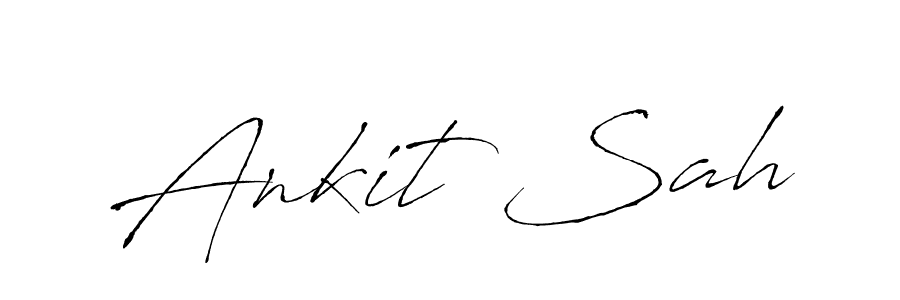 Design your own signature with our free online signature maker. With this signature software, you can create a handwritten (Antro_Vectra) signature for name Ankit Sah. Ankit Sah signature style 6 images and pictures png