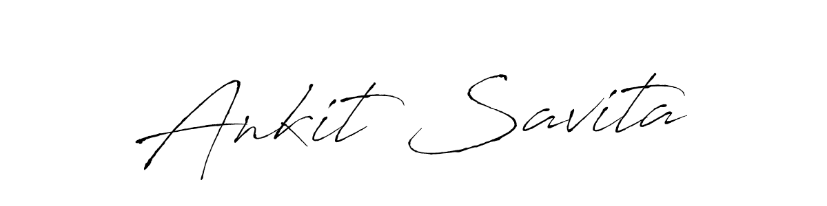 The best way (Antro_Vectra) to make a short signature is to pick only two or three words in your name. The name Ankit Savita include a total of six letters. For converting this name. Ankit Savita signature style 6 images and pictures png