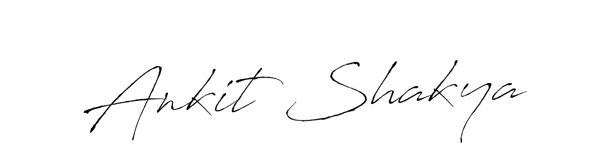 How to make Ankit Shakya name signature. Use Antro_Vectra style for creating short signs online. This is the latest handwritten sign. Ankit Shakya signature style 6 images and pictures png