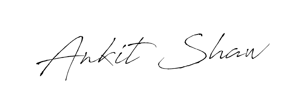 Ankit Shaw stylish signature style. Best Handwritten Sign (Antro_Vectra) for my name. Handwritten Signature Collection Ideas for my name Ankit Shaw. Ankit Shaw signature style 6 images and pictures png