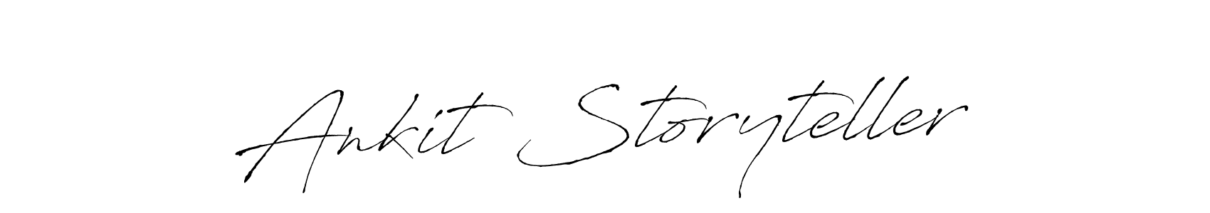 Create a beautiful signature design for name Ankit Storyteller. With this signature (Antro_Vectra) fonts, you can make a handwritten signature for free. Ankit Storyteller signature style 6 images and pictures png