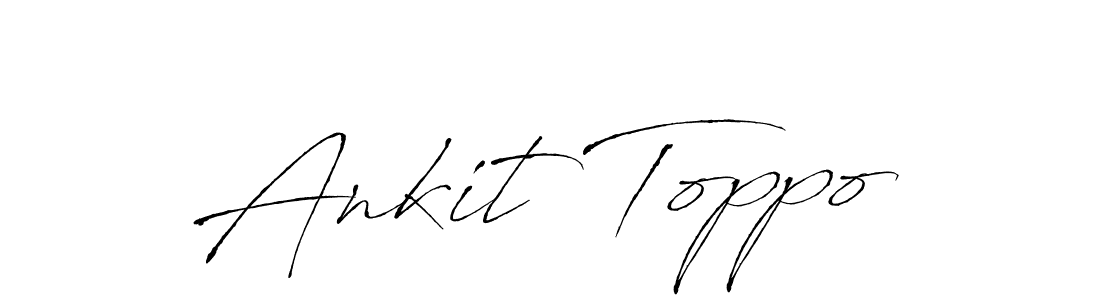 You should practise on your own different ways (Antro_Vectra) to write your name (Ankit Toppo) in signature. don't let someone else do it for you. Ankit Toppo signature style 6 images and pictures png