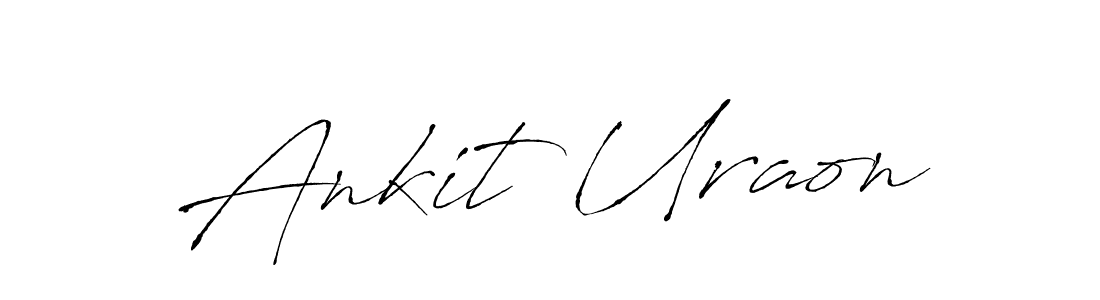 This is the best signature style for the Ankit Uraon name. Also you like these signature font (Antro_Vectra). Mix name signature. Ankit Uraon signature style 6 images and pictures png