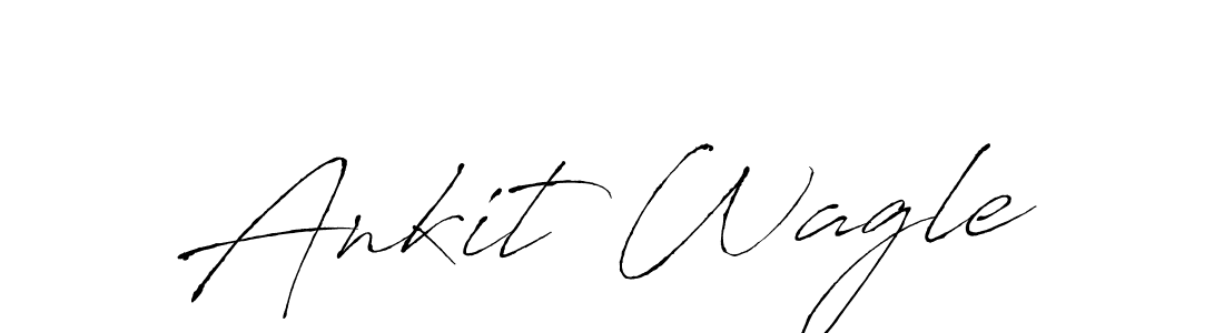 Also we have Ankit Wagle name is the best signature style. Create professional handwritten signature collection using Antro_Vectra autograph style. Ankit Wagle signature style 6 images and pictures png