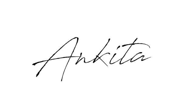 Use a signature maker to create a handwritten signature online. With this signature software, you can design (Antro_Vectra) your own signature for name Ankita. Ankita signature style 6 images and pictures png