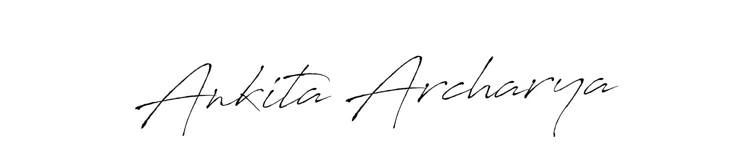 Also You can easily find your signature by using the search form. We will create Ankita Archarya name handwritten signature images for you free of cost using Antro_Vectra sign style. Ankita Archarya signature style 6 images and pictures png