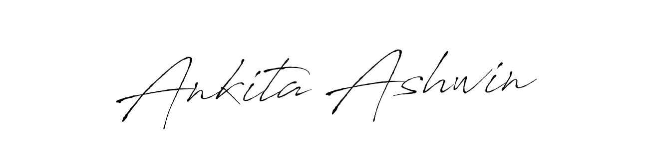 Create a beautiful signature design for name Ankita Ashwin. With this signature (Antro_Vectra) fonts, you can make a handwritten signature for free. Ankita Ashwin signature style 6 images and pictures png