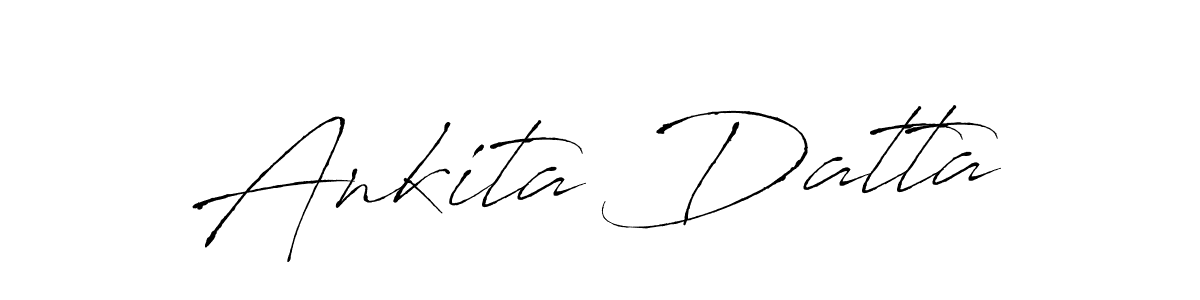 How to make Ankita Datta name signature. Use Antro_Vectra style for creating short signs online. This is the latest handwritten sign. Ankita Datta signature style 6 images and pictures png