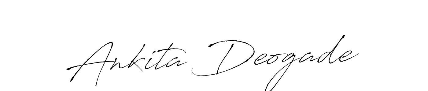 Design your own signature with our free online signature maker. With this signature software, you can create a handwritten (Antro_Vectra) signature for name Ankita Deogade. Ankita Deogade signature style 6 images and pictures png