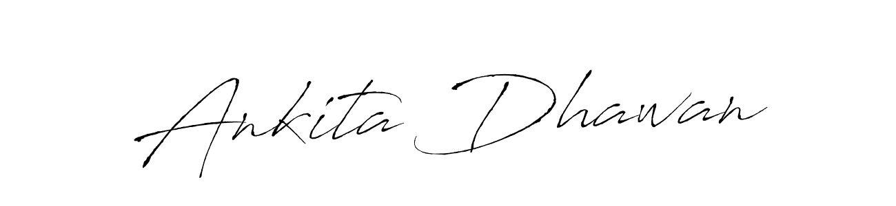 Make a beautiful signature design for name Ankita Dhawan. With this signature (Antro_Vectra) style, you can create a handwritten signature for free. Ankita Dhawan signature style 6 images and pictures png