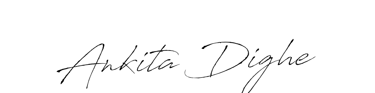 Create a beautiful signature design for name Ankita Dighe. With this signature (Antro_Vectra) fonts, you can make a handwritten signature for free. Ankita Dighe signature style 6 images and pictures png